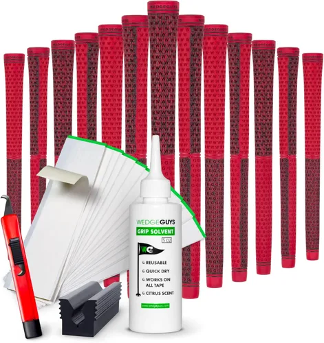 Vista 10 de Wedge Guys DC Tour Golf Grips Kit – 4 zonas de agarre para una comodidad y control supremos – Reemplazo de empuñaduras para palos de golf