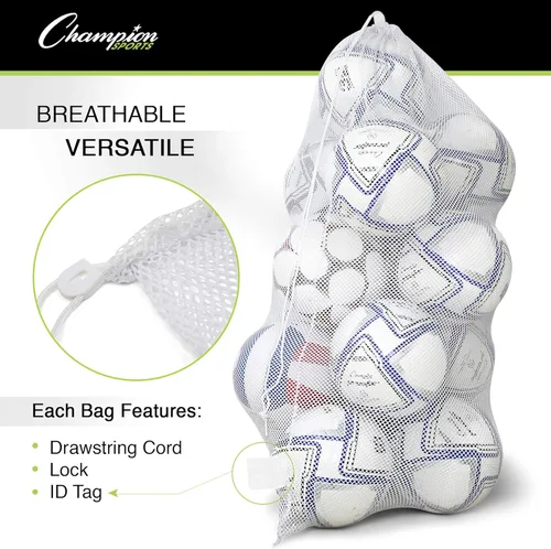 Vista 3 de Champion Sports Mesh Sports Equipment Bag