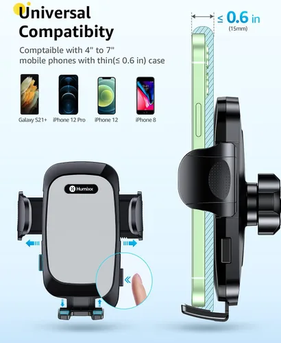 Vista 4 de Soporte de teléfono con ventosa nano estable para automóvil, soporte universal para teléfono celular con succión manos libres para salpicadero