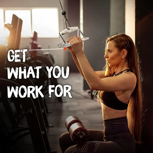 Vista 6 de Yes4All Cable Machine Attachment, Double D Handle & Tricep Rope Cable Attachment, Weight Machine Accessories Load 880 LB for Home Gym