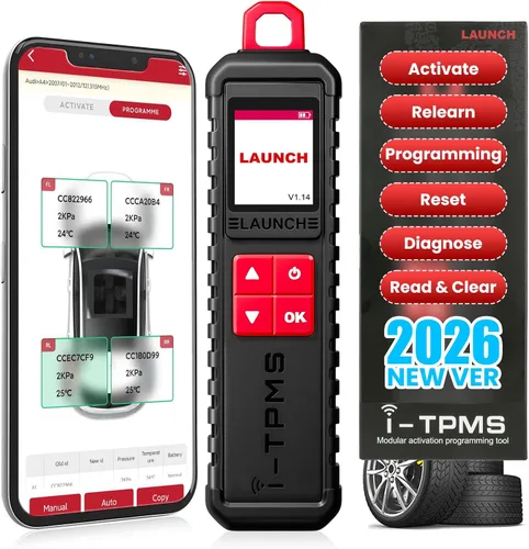 Lanzamiento X431 i-TPMS Herramienta de Detector de Presión de Neumáticos, Actualización de TSGUN | Relearn,Reset and Coding TPMS sensors,Work with