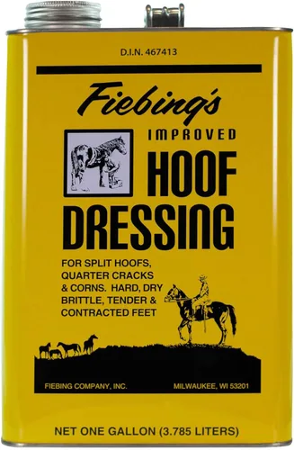Fiebing's Apósito para pezuñas de 1 galón - Ayuda a mantener las pezuñas y pies saludables