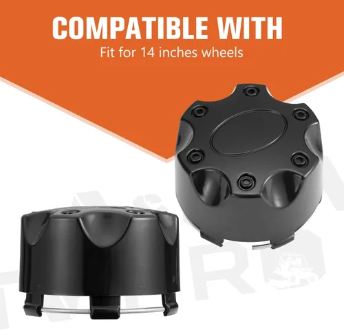 Vista 4 de A & UTV PRO Tapacubos centrales de rueda para Polaris Ranger RZR ACE General, accesorios para tapas de llanta antipolvo, repuesto OEM #1521509-521
