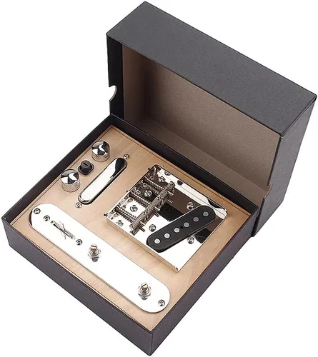 Puente de silla de montar de guitarra con interruptor de 3 vías, placa de control de guitarra eléctrica, juego de pastilla de cuello de guitarra,