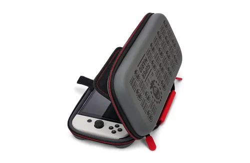 Vista 8 de PowerA Protection Case for Nintendo Switch - OLED Model Nintendo Switch or Nintendo Switch Lite - Super Mario Black Protective Case Gaming Case