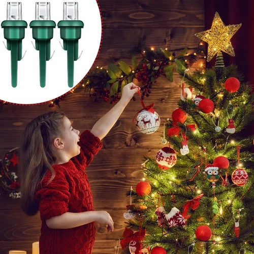 Vista 7 de Mudder 80 Piezas de Bombillas LED de Reemplazo para Navidad, Bombillas de Reemplazo para Luces de Cadena al Aire Libre para Suministros de Luces