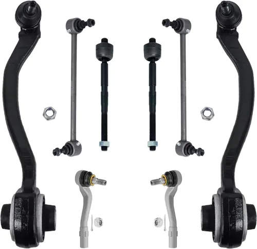 Vista 88 de Detroit Axle - Kit de brazos de control delanteros de 8 piezas para Toyota Sienna 2004-2010, 2 brazos de control inferiores con rótulas, 4 barras