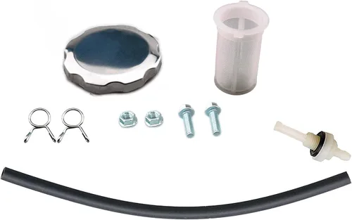 Vista 3 de Ruma Kit de tanque de combustible de gasolina compatible con Honda GX160 GX200 GX140 Engine Harbor Freight 212 173 R210 Engine Go Kart Baja Warrior