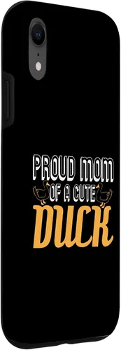 Vista 4 de Funda para iPhone 14 Goose Mallard Quack Joke Cute Mommy Duckling Mom Duck Lover Case