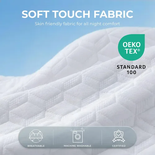 Vista 12 de Neo Sleep Colchón de espuma viscoelástica de gel refrescante tamaño individual de 5 pulgadas para un sueño fresco, alivio de presión firmeza media