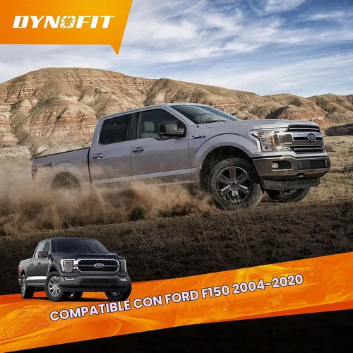 Vista 9 de Dynofit Brazos de Control Superiores F150 para Levantado de 2-4", Brazo de Control de Suspensión Tubular Delantero para Ford F-150 2004-2020, Negro