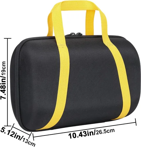 Vista 6 de co2CREA Funda rígida compatible con Ultimate Ears UE EPICBOOM Altavoz Bluetooth inalámbrico portátil, funda negra