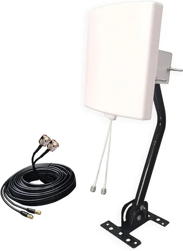 Vista 7 de Antenas WiFi de largo alcance para exteriores, kit completo de 2.4 GHz, panel externo, extensor de antena WiFi direccional para enrutador WiFi