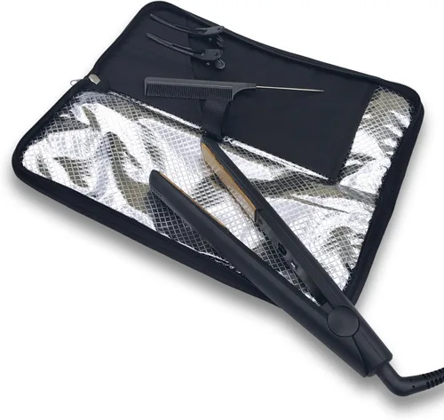 Vista 10 de j&m - Plancha de silicona para alisar el cabello, con alfombrilla a prueba de calor para rizar, varitas, planchas, se adapta a ghd, BaByliss