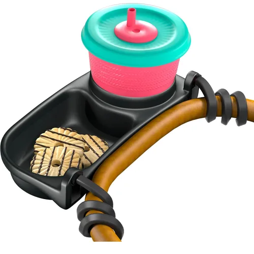 Vista 7 de Swanoo Bandeja universal para refrigerios para cochecito Paquete de 2 Compatible con Nuna Portavasos para cochecito Barra de parachoques