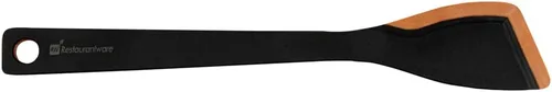 Vista 7 de Restaurantware Nature Tek - Espátula en ángulo de 13.2 pulgadas, 1 espátula giratoria de madera en ángulo, mango resistente, agujero para colgar
