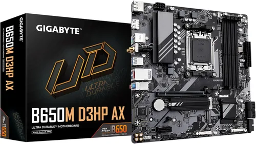 Vista 6 de GIGABYTE B650 UD AX (rev. 1.0) AM5 LGA 1718 AMD B650 ATX DDR5, PCIe 4.0 M.2, PCIe 4.0, USB 3.2 Gen2x2 Type-C, Wi-Fi 6, GbE LAN, Q-Flash, EZ-Latch