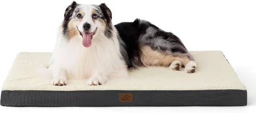 Vista 66 de Bedsure - Cama ortopédica pequeña para perros chicos, impermeable, con funda extraíble lavable, tapete de espuma con forma de huevera para mascotas