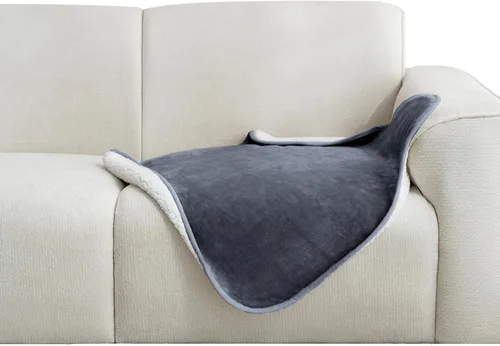 Vista 51 de gogobunny - Manta impermeable y reversible de vellón Sherpa para perro, cachorro, gato; protege la cama, el sofá y el sillón de líquido, orina