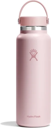 Vista 31 de Hydro Flask Botella de agua – Acero inoxidable aislado – Tapa flexible de boca ancha, antiderrames, a prueba de fugas y recargable en agave de 20