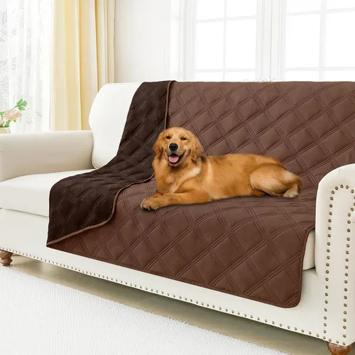 Vista 137 de Smiry Funda Manta Impermeable para Cama de Perro, Manta Suave Reversible para Mascotas, Lavable a Prueba de Fugas, Funda para Gatos y Perros