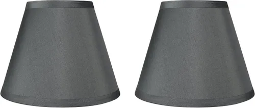 Vista 14 de Urbanest - Pantalla cónica rústica para lámpara, de 5.0 x 9.0 x 7.0 pulgadas, con arandela de ajuste tipo araña Negro