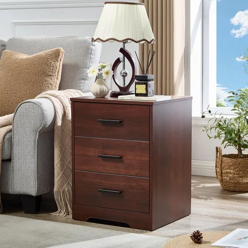 Vista 23 de LIDYUK Cómoda negra para dormitorio, cómoda de 6 cajones y cómodas, cómoda de madera moderna, cómoda de 48 pulgadas de ancho para dormitorio