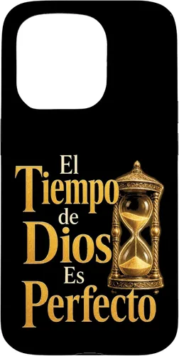 Vista 21 de Fe Cristiana El Tiempo De Dios ES Perfecto Hourglass Case for iPhone Air