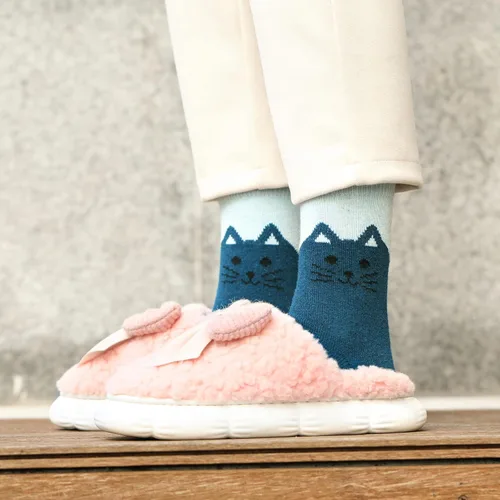 Vista 9 de Wool Socks for Women - Womens Wool Socks Winter Warm Wool Socks Men Cozy Knit Socks Boots Socks for Women