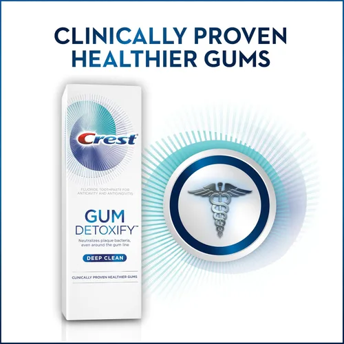 Vista 9 de Crest Gum Detoxify Deep Clean Pasta de dientes, 4.1 oz (paquete de 2)