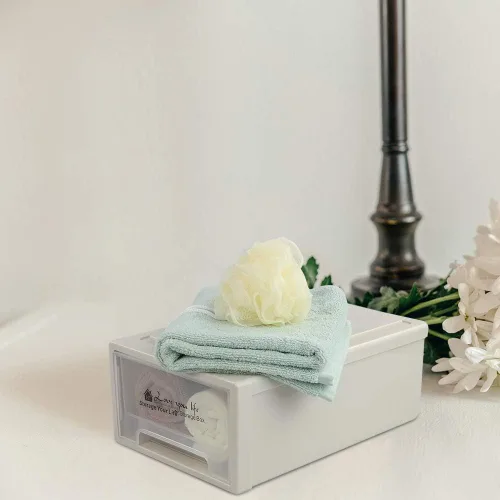 Vista 9 de Cajones de almacenamiento apilables de plástico de 13 cuartos de galón, 3 paquetes, unidad de cajón de almacenamiento de plástico