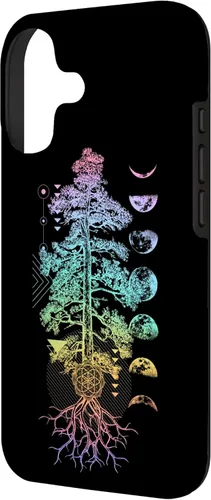 Vista 2 de Tree of Life Phases of The Moon Yoga Chakra Gift Case for iPhone 17