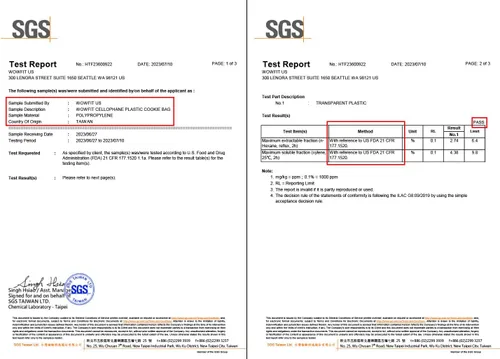 Vista 8 de Wowfit 100 bolsas de celofán plano transparente de 5 x 7 pulgadas con lazos dorados de 4 pulgadas, embalaje de celofán para donas, galletas, dulces