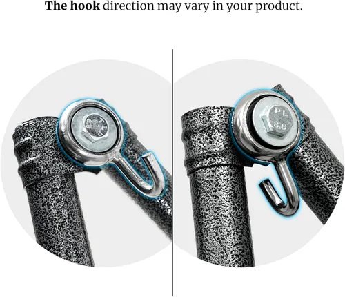 Vista 3 de Tranquillo Hamaca doble universal con soporte incluido para 2 personas/soporte plegable para hamaca de 600 libras de capacidad, estuche portátil