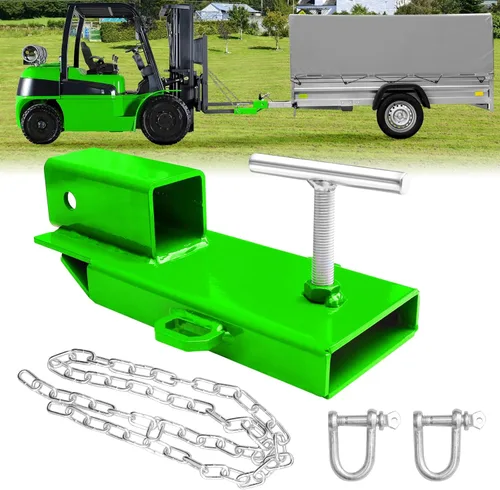 Vista 9 de EBESTTECH - Accesorio de enganche de remolque para montacargas, 1 unidad, accesorio de enganche de remolque de horquilla receptor de 2 pulgadas