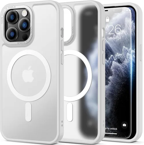 Vista 33 de SEXYMOM Funda magnética para iPhone 11 con protector de pantalla, compatible con carga inalámbrica, prueba de caídas de grado militar de 21 pies, a