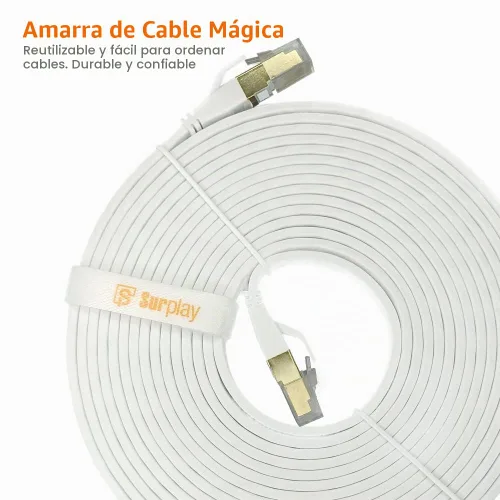 Vista 8 de Cable Ethernet Cat8 de 1.5 pies, 5 unidades, cable de conexión de red de Internet negro de 40 Gbps, RJ45 chapado en oro de alta velocidad doble