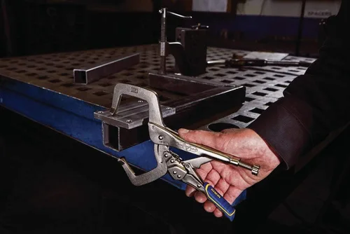 Vista 2 de IRWIN VISE-GRIP - Alicates de soldadura, liberación rápida, con abrazadera en C de bloqueo, de 11 pulgadas (IRHT82584)