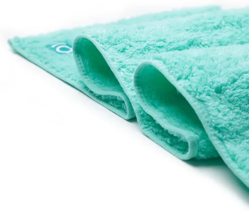 Vista 9 de FACESOFT Toalla de Gimnasio Ecológica para Entrenamiento - Toalla de Ejercicio de Algodón Suave y Absorbente - Sin Microfibras Sintéticas