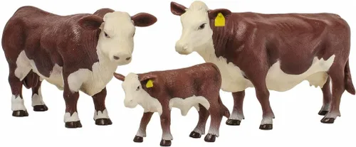 Vista 2 de Little Buster Toys Herford Bull - Toro realista, escala 1/16