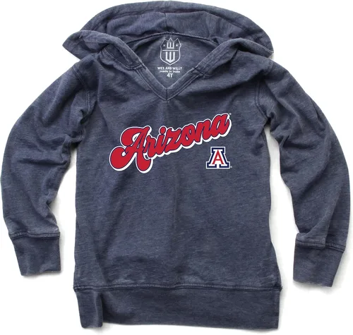 Vista 41 de Wes and Willy NCAA Camiseta con Capucha de Cuello en V para Niñas