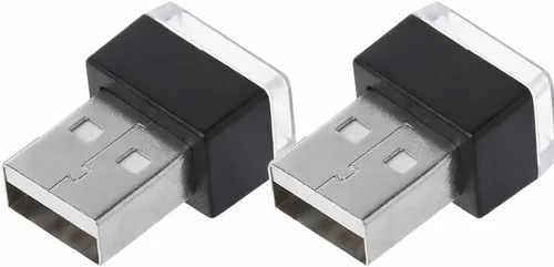 Vista 30 de ICBEAMER Smart USB 1-Paquete (Azul) Luz de Noche LED Automática Plug-in Miniatura para Coche, Van, Pickup, Camión, Interior, Maletero, Iluminación