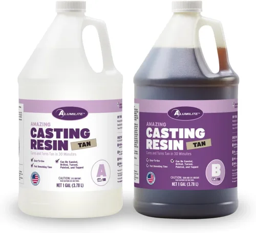 Vista 9 de Alumilite Amazing White Casting Resin Kit - Kit de resina de fundición blanca, 32 onzas (16 onzas parte A + 16 onzas parte B), ideal para verter