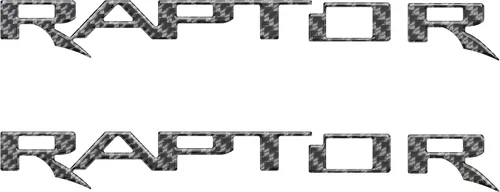 Vista 5 de Insertos de emblema para capó - Compatible con Ford F-150/Bronco Raptor 2021-2026