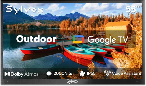 Vista 26 de SYLVOX Nueva TV inteligente para exteriores de 43”, Rendimiento impermeable superior, Acabado mate mejorado para efecto antirreflejos mejorado