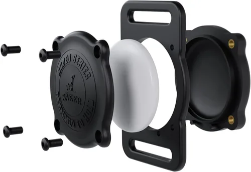 SÄKER IP68 resistente al agua el soporte para collar de perro AirTag más seguro, a prueba de polvo, ultra duradero, se adapta a collares de hasta