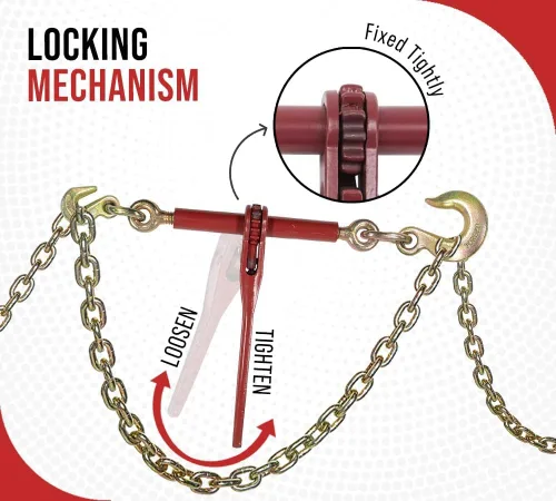 Vista 5 de Mytee Products 1/2" - 5/8" Sujetador de Cadena con Trinquete