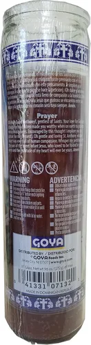 Vista 2 de Staci19 San Antonio de Padua (San Antonio de Padua) Vela Devocional Marrón