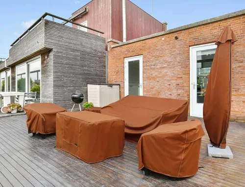 Vista 8 de NetttyPro - Funda para ahumador eléctrico para ahumador exterior Masterbuilt de 30 pulgadas, impermeable, resistente, cuadrada, vertical, pequeña