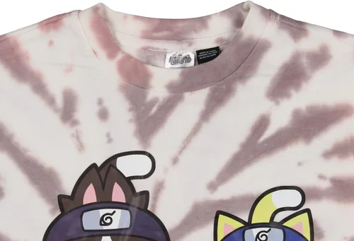Vista 3 de Naruto Nyruto - Sudadera para hombre con diseño de gatos Naruto e Iruka, Blanco